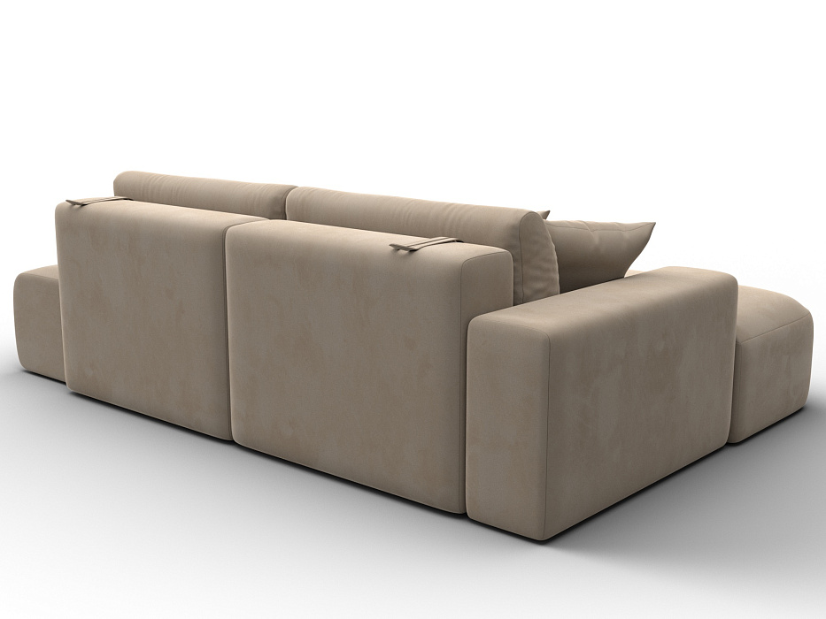 Диван угловой Лига-036 НПБ Модерн левый угол (бежевый)