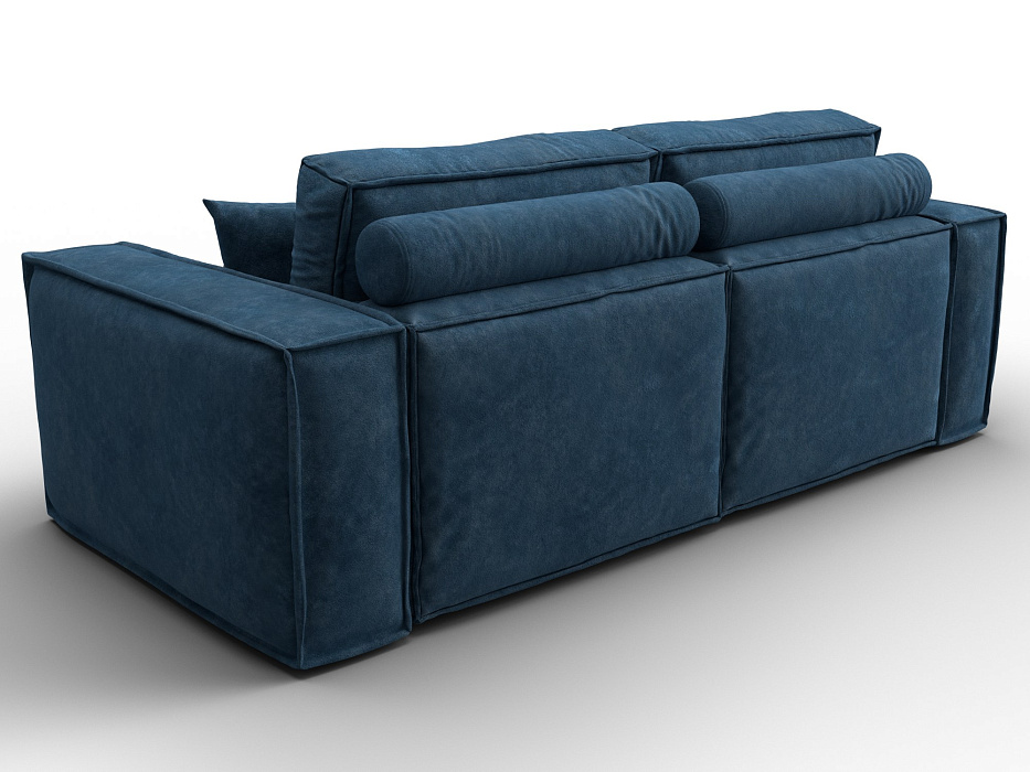 Диван прямой Лига-081 НПБ (brut 11 синий)