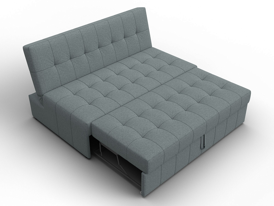 Диван прямой Лига-107 (140) (амур 07 серый)