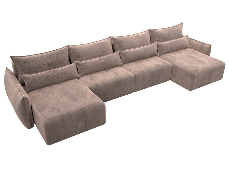 Диван П-образный Лига-051 НПБ Лонг (tower 05 бежевый)