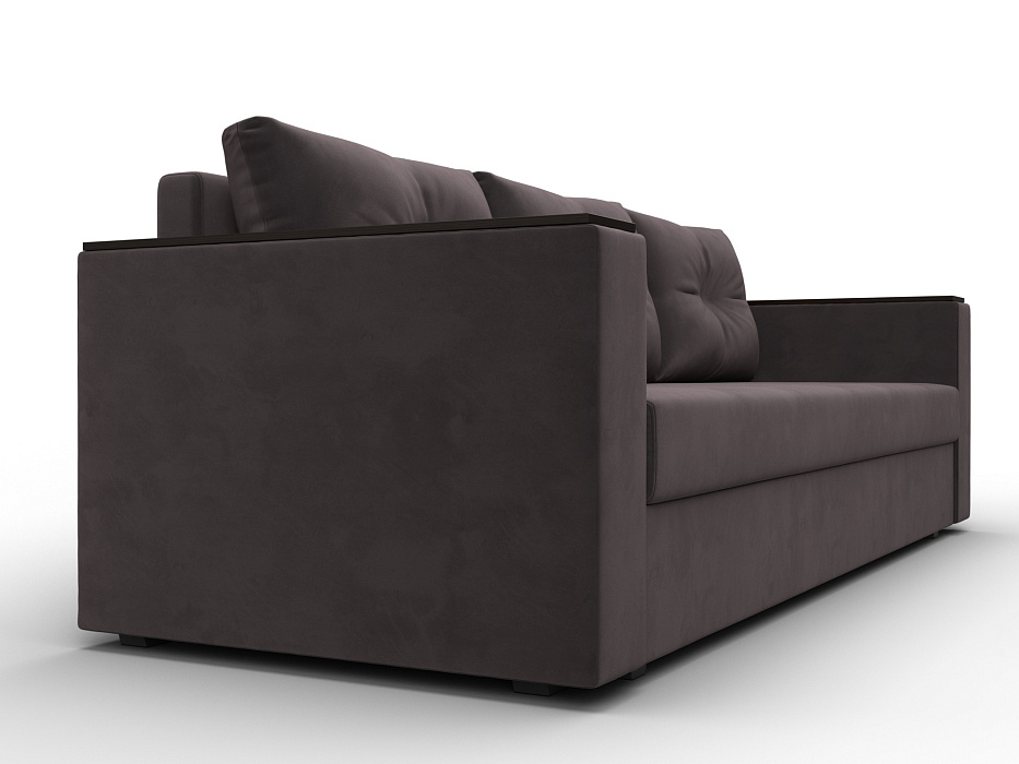 Диван прямой Атланта без стола (seven 727 коричневый)