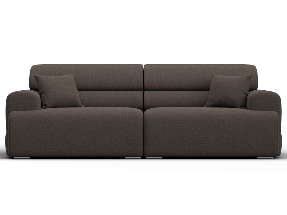 Диван прямой Лига-109 НПБ (амур 05 коричневый)