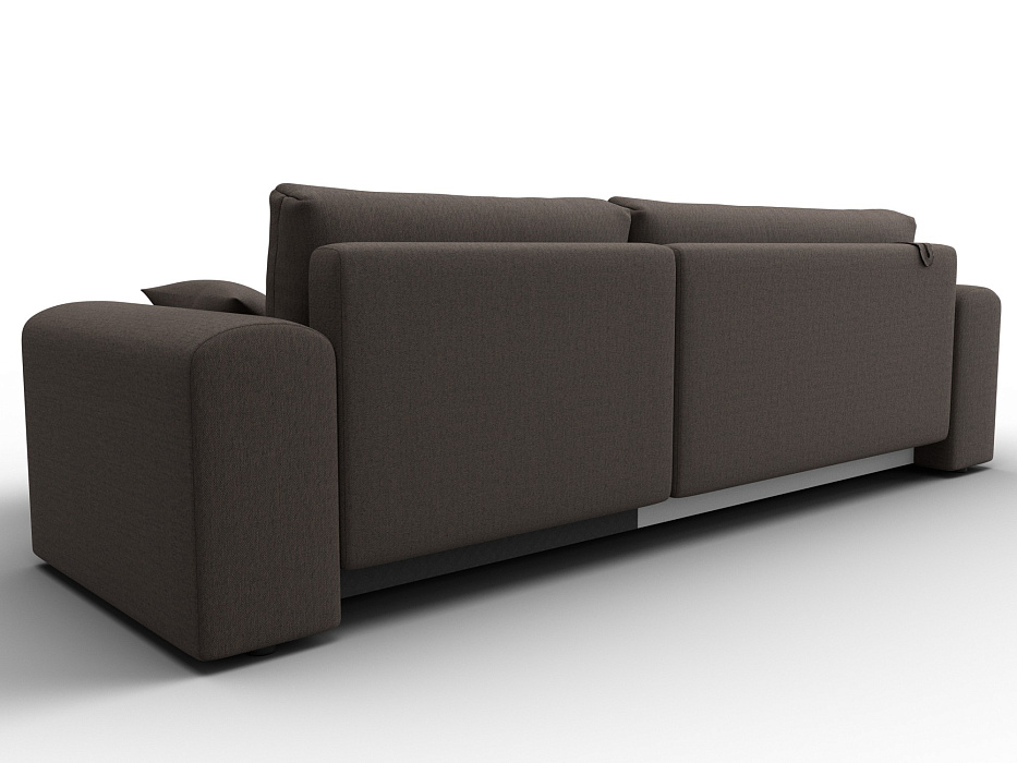 Диван угловой Лига-099 угол универсальный (амур 05 коричневый)