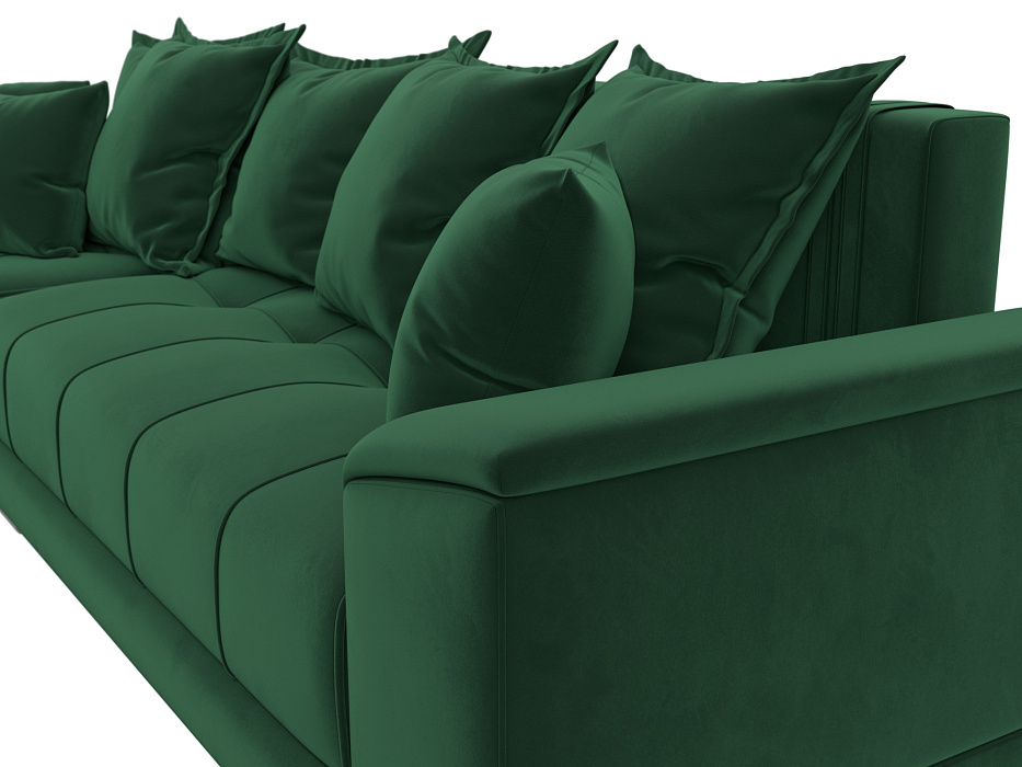 Диван угловой НордСтар левый угол (зеленый)