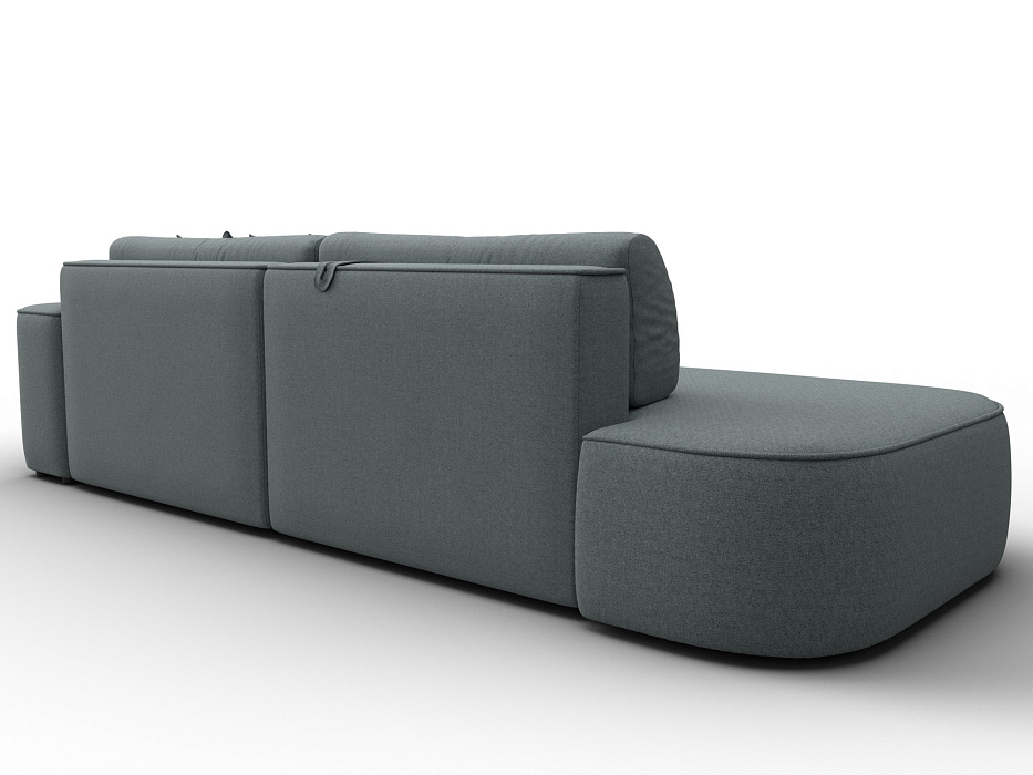 Диван угловой Лига-065 БП угол правый (амур 07 серый) Диван угловой Лига-065 БП угол правый (амур 07 серый)