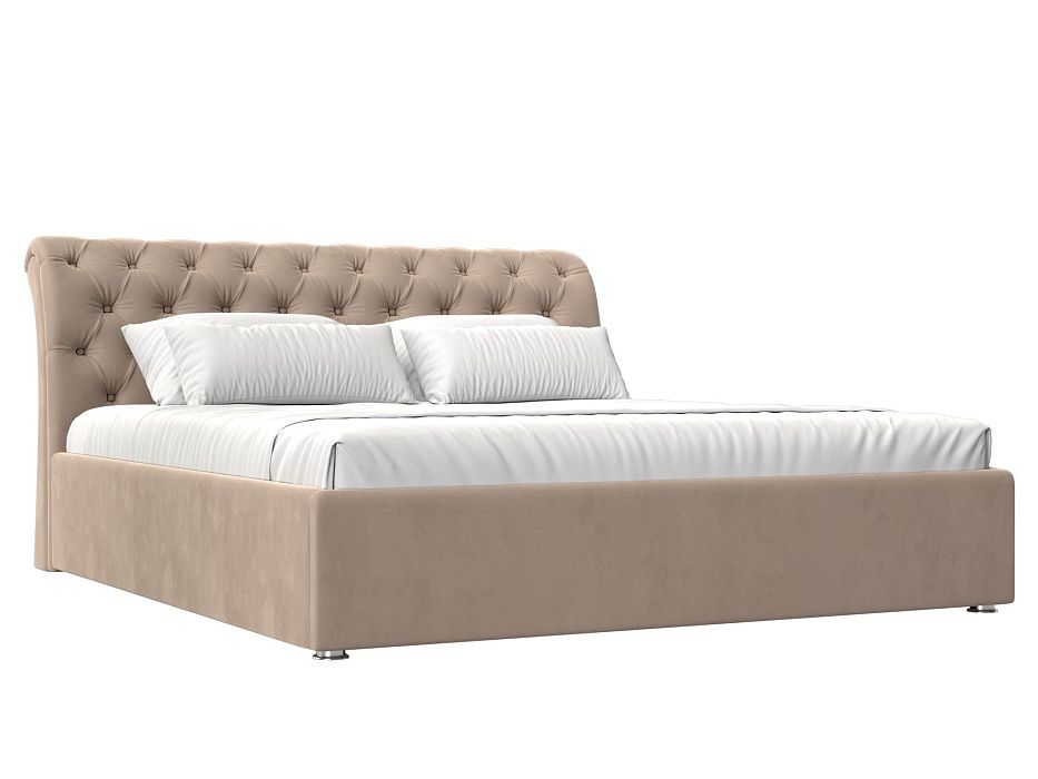 Интерьерная кровать Сицилия 160 (бежевый цвет)