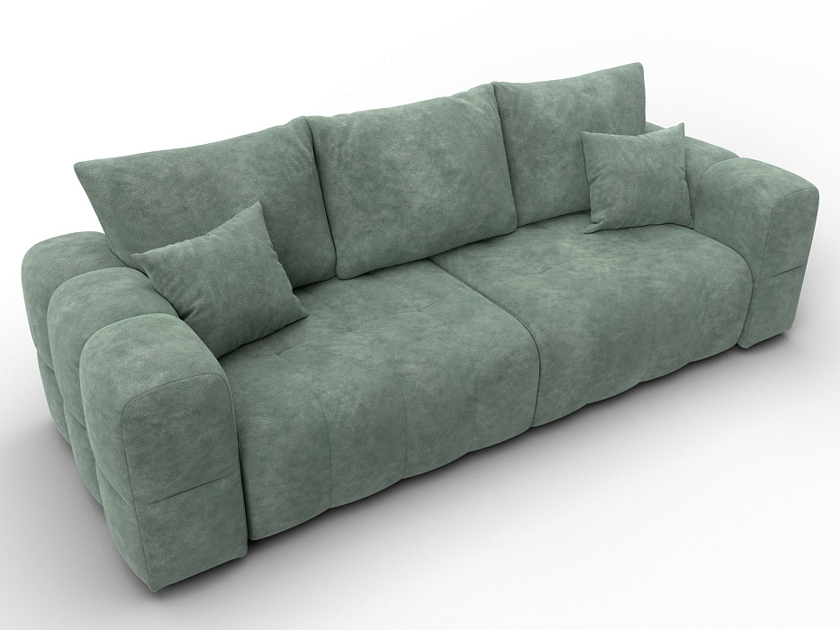 Диван прямой Лига-110 НПБ (brut 08 зеленый)