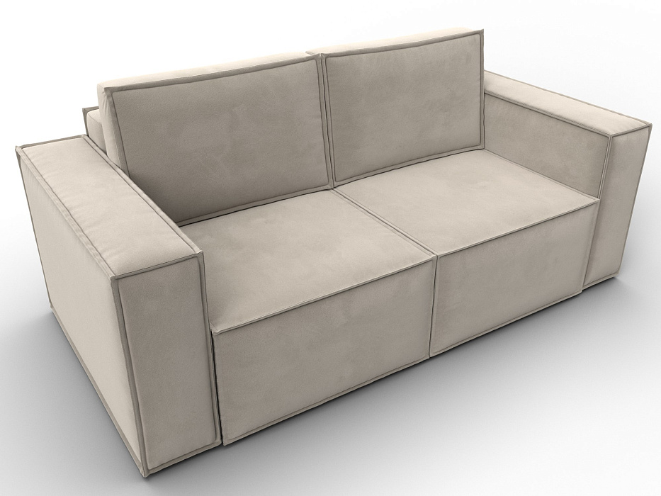 Диван прямой Куба мини (бежевый)