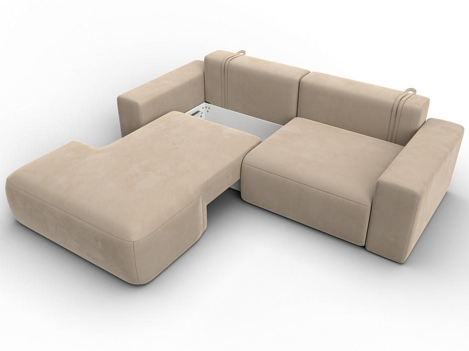 Диван угловой Лига-036 НПБ Классик левый угол (бежевый)