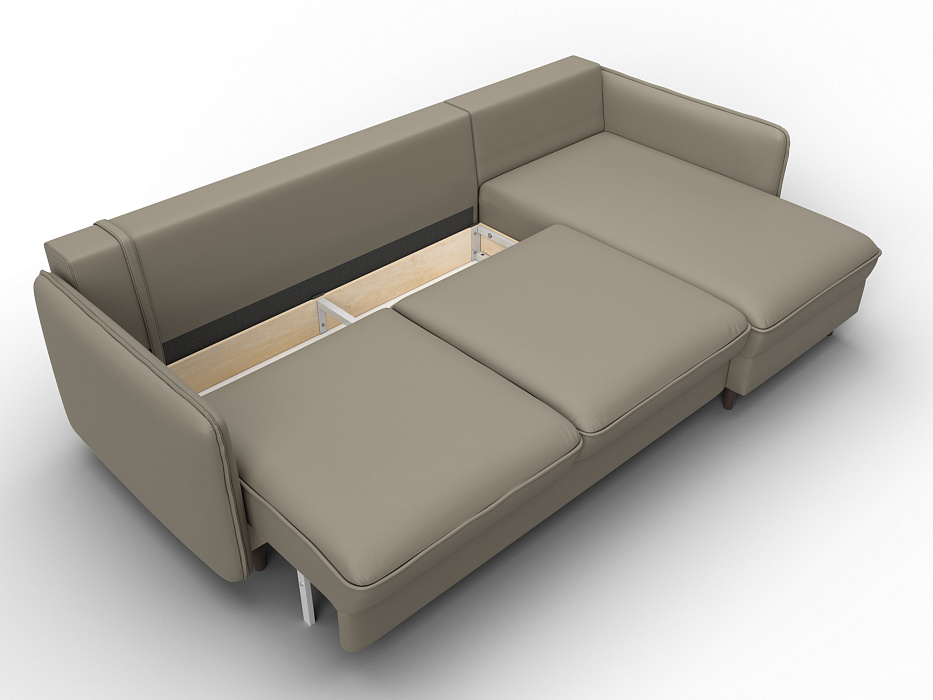 Диван угловой Лига-064 НПБ угол универсальный (grifon 04 бежевый)