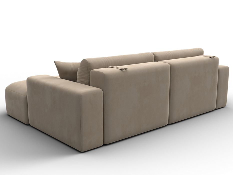 Диван угловой Лига-036 НПБ Классик правый угол (seven 729 бежевый)