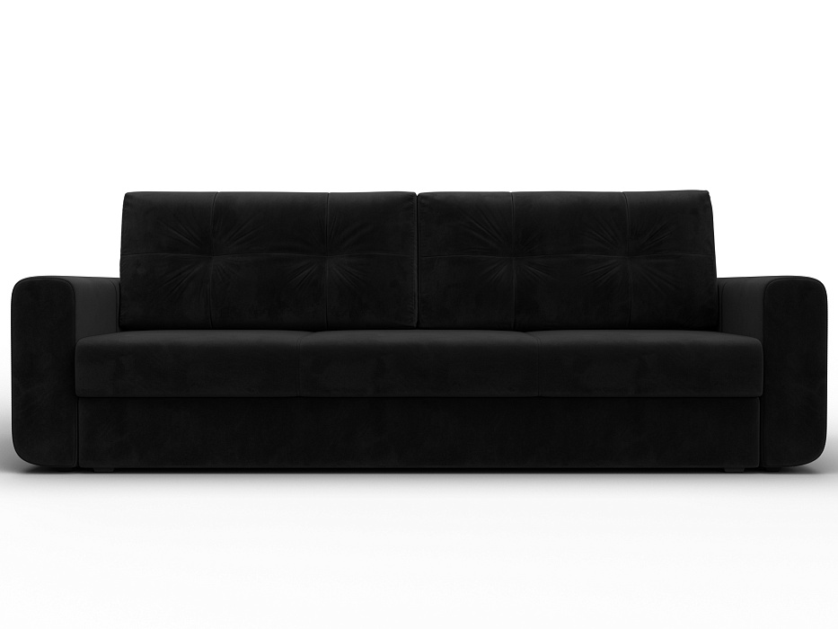 Диван прямой Лига-031 (черный)