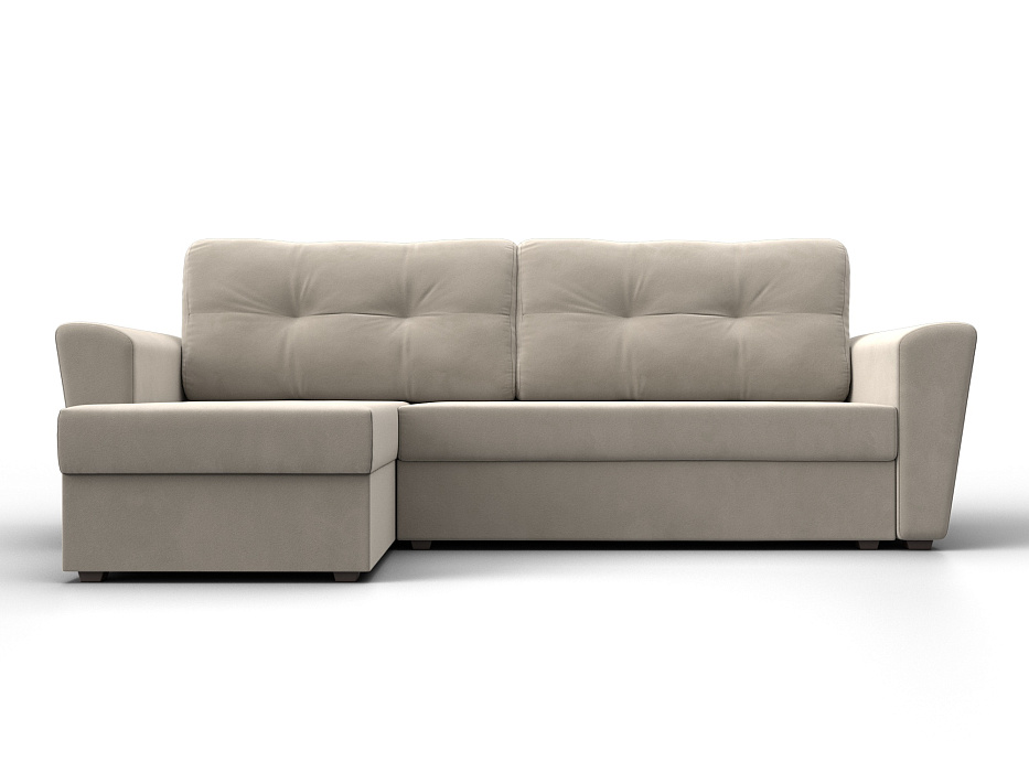 Диван угловой Амстердам Лайт левый угол (бежевый)