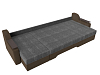 П-образный диван Сенатор (серый\коричневый цвет)