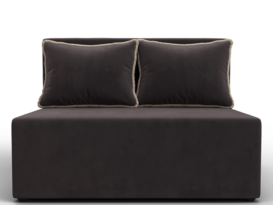 Диван прямой Лагуна (seven 727 коричневый;seven 729 бежевый)