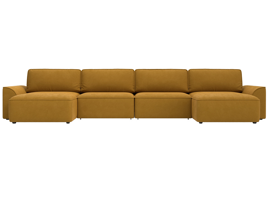 Диван П-образный Лига-048 НПБ лонг (brut 10 желтый) Диван П-образный Лига-048 НПБ лонг (brut 10 желтый)