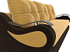 Прямой диван Меркурий еврокнижка (желтый\коричневый)