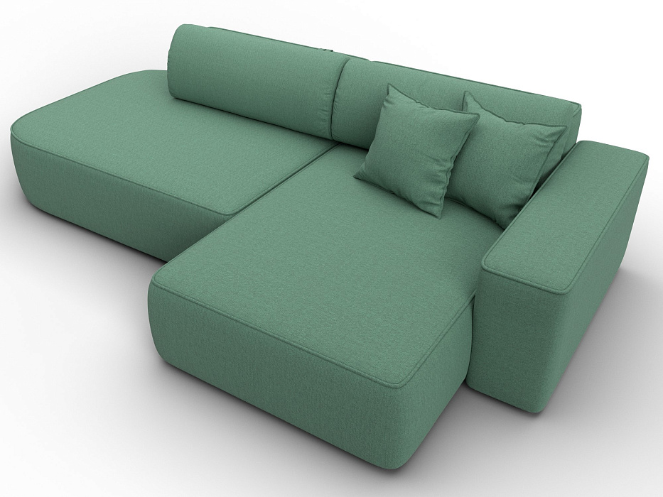 Диван угловой Лига-065 БП угол правый (амур 11 зеленый) Диван угловой Лига-065 БП угол правый (амур 11 зеленый)