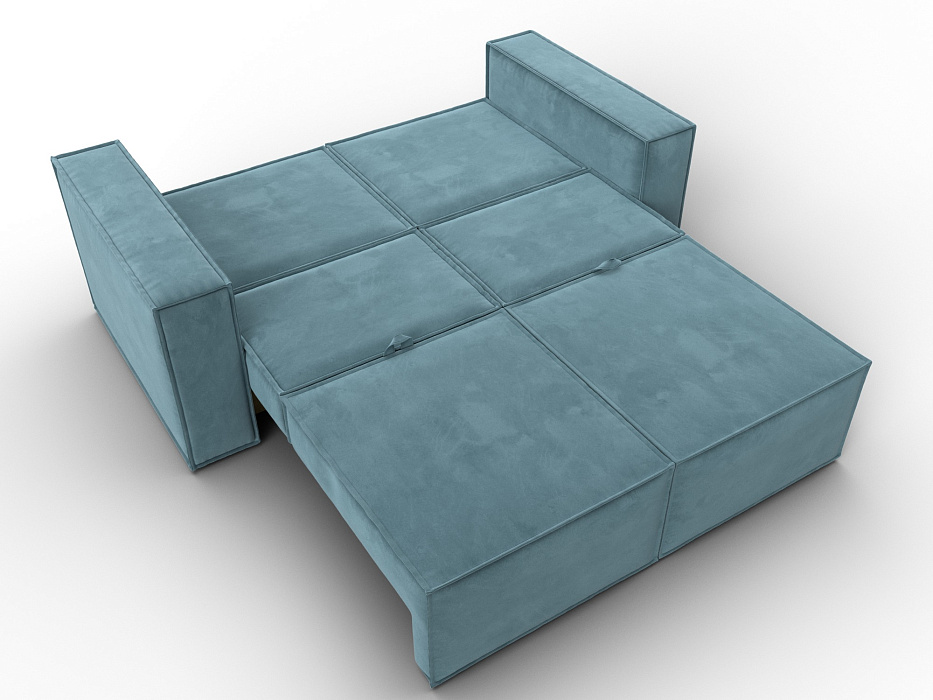 Диван прямой Куба мини (бирюзовый)