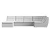 П-образный модульный диван Холидей (белый цвет)