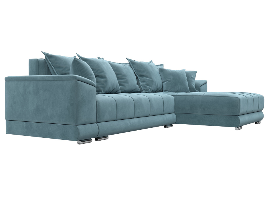 Диван угловой НордСтар правый угол (бирюзовый) Диван угловой НордСтар правый угол (бирюзовый)