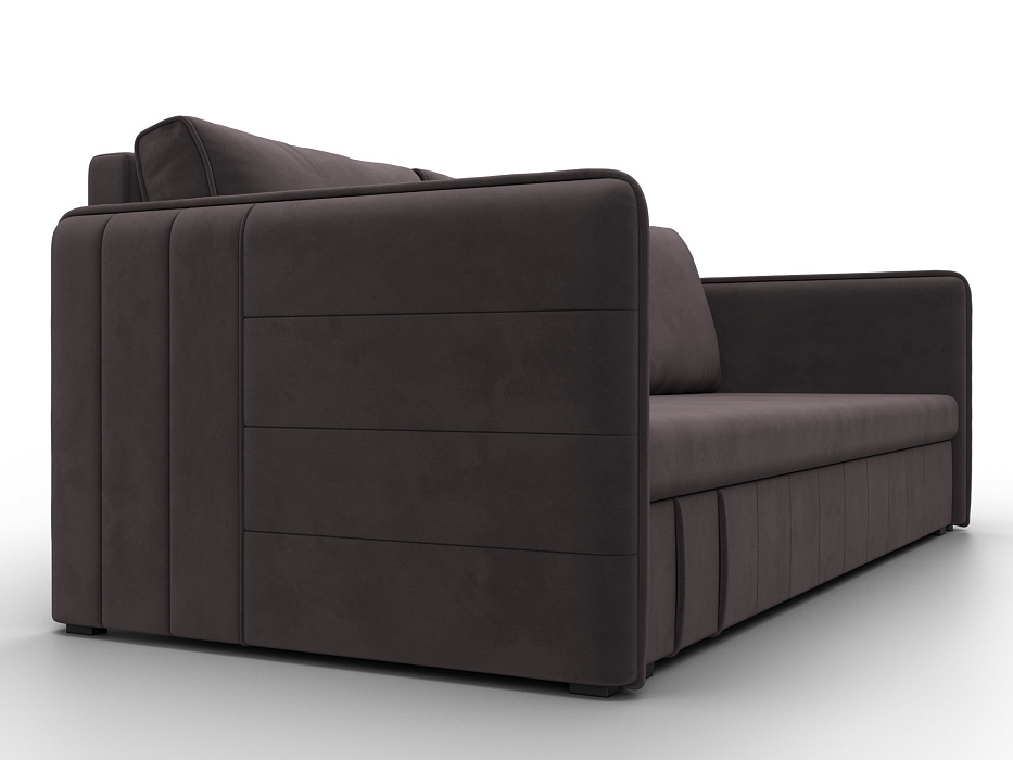 Диван прямой Слим (коричневый)