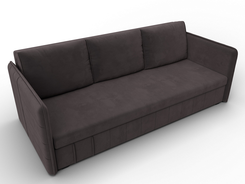 Диван прямой Слим (коричневый)