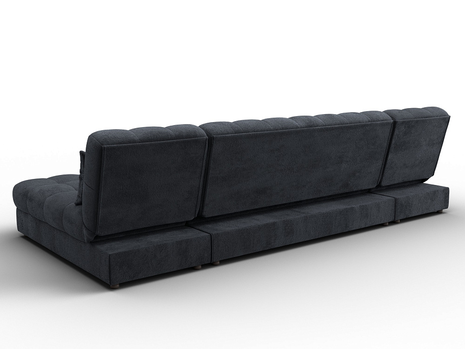 Диван П-образный Лига-116 НПБ (tower 11 темно-серый)