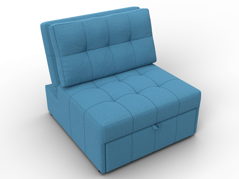 Кресло-кровать Лига-107 (80) (амур 10 голубой)
