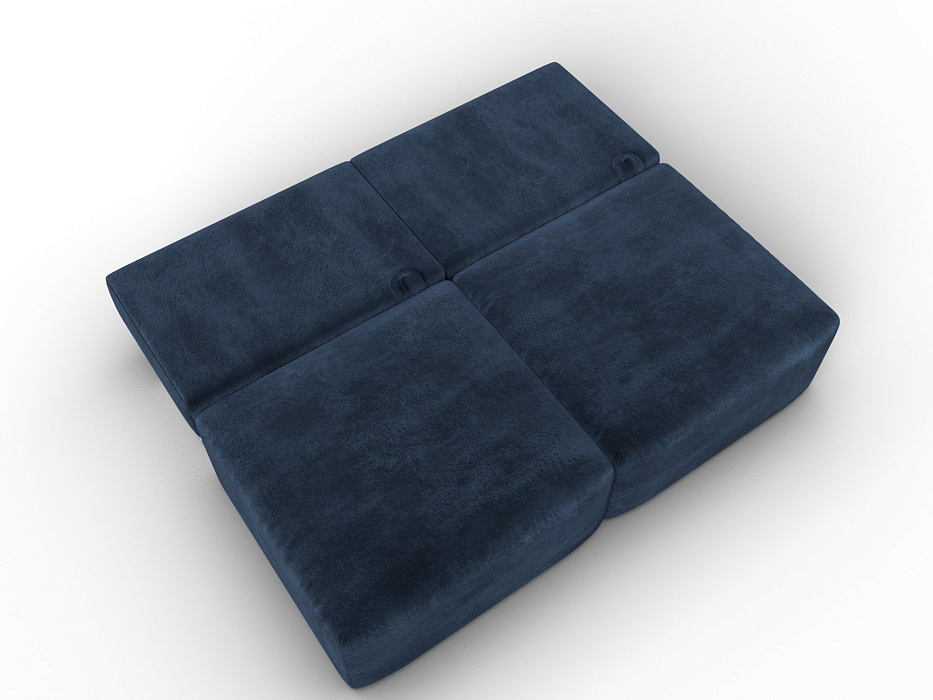 Диван прямой модульный Лига-060 НПБ (tower 13 синий)