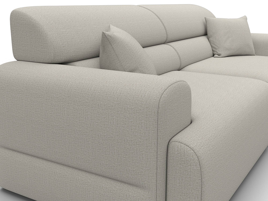 Диван прямой Лига-109 НПБ (амур 02 бежевый)