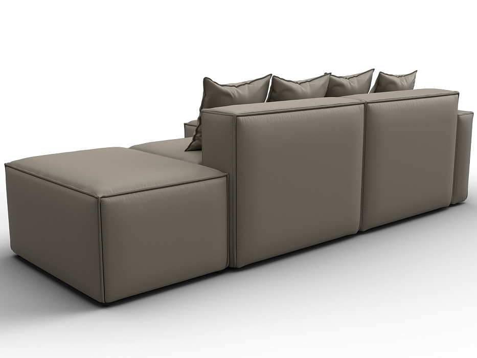 Диван угловой модульный Лига-063 угол левый (grifon 04 бежевый)