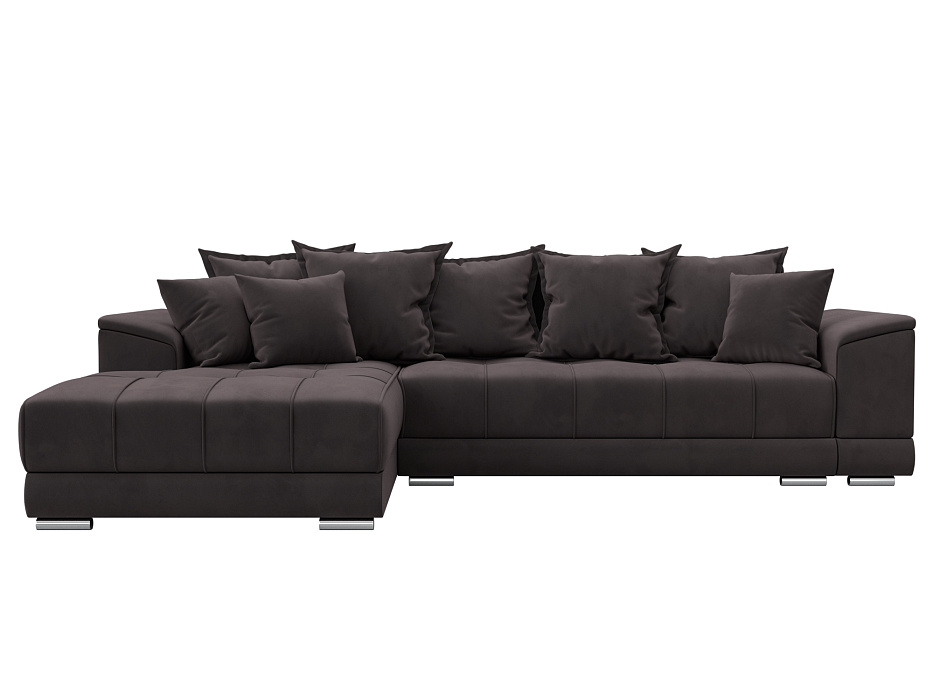 Диван угловой НордСтар левый угол (коричневый) Диван угловой НордСтар левый угол (коричневый)