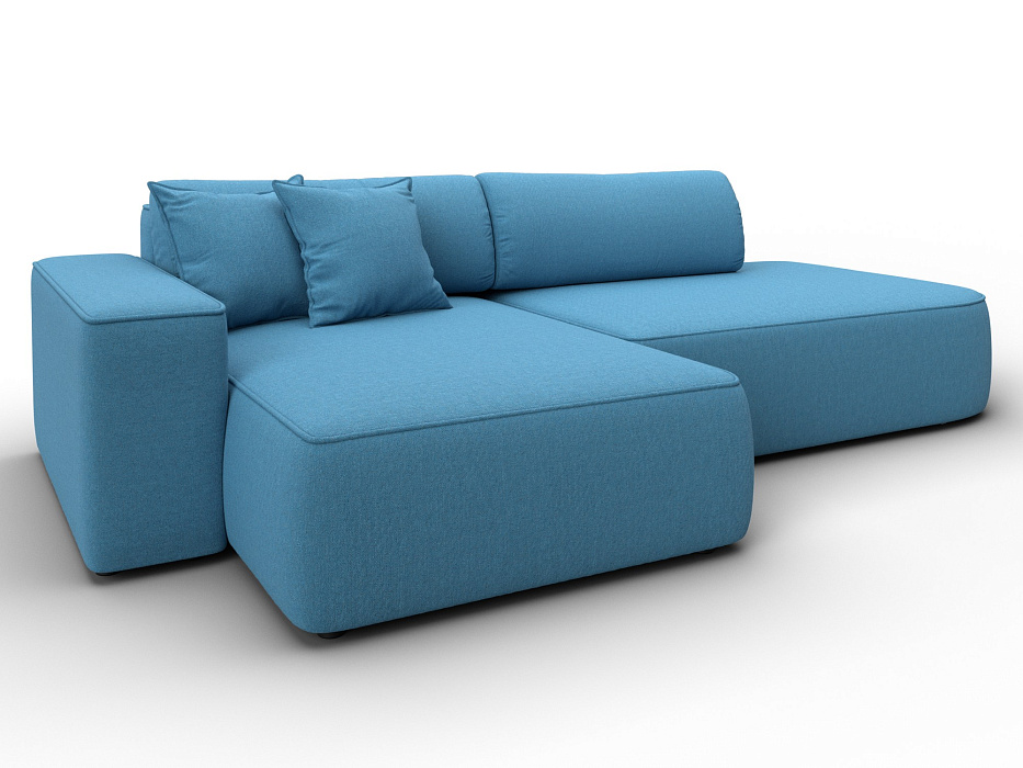 Диван угловой Лига-065 БП угол левый (амур 10 голубой) Диван угловой Лига-065 БП угол левый (амур 10 голубой)