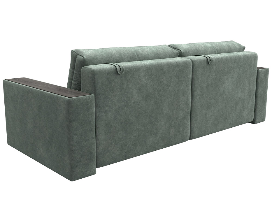 Диван прямой с декором Лига-049 НПБ (brut 08 зеленый) Диван прямой с декором Лига-049 НПБ (brut 08 зеленый)