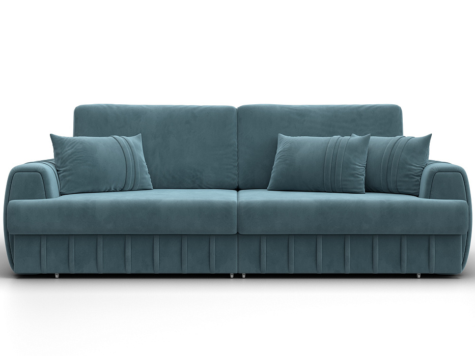 Диван прямой Лига-057 НПБ (seven 113 бирюзовый)