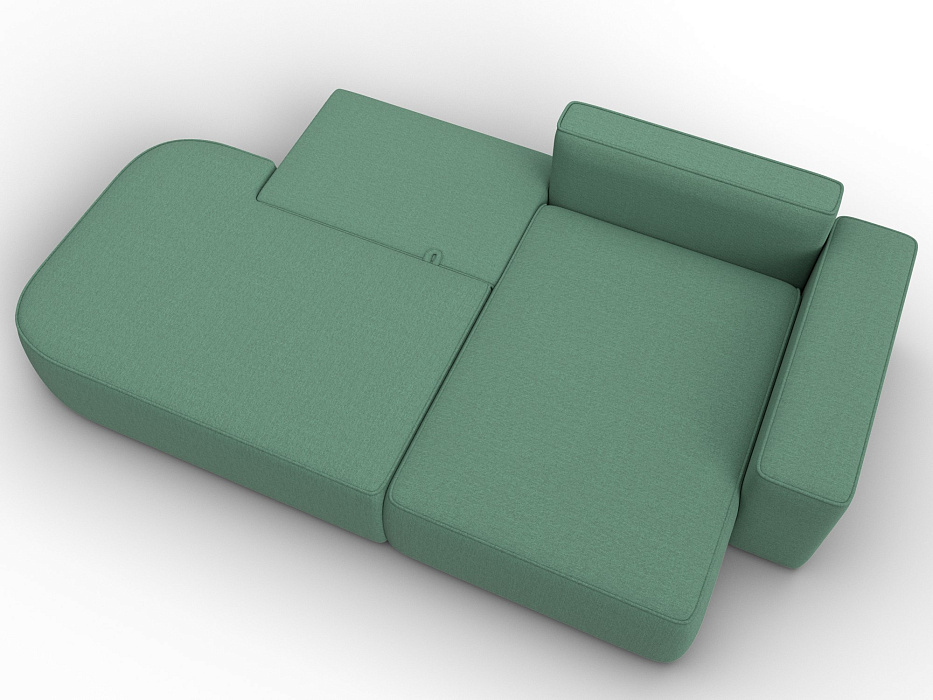 Диван угловой Лига-065 БП угол правый (амур 11 зеленый) Диван угловой Лига-065 БП угол правый (амур 11 зеленый)