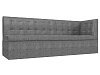 Кухонный диван Бриз с углом справа (серый)