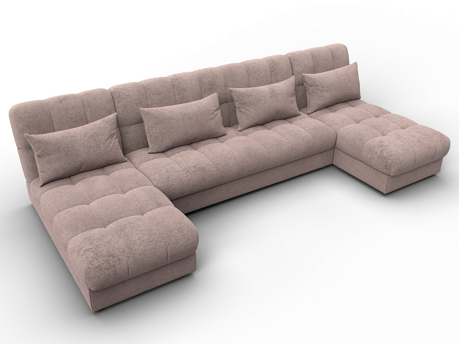 Диван П-образный Лига-116 НПБ (tower 05 бежевый)