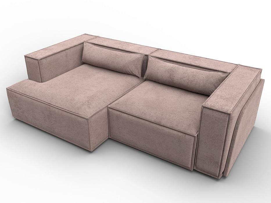 Диван угловой Лига-061 угол левый (tower 05 бежевый)
