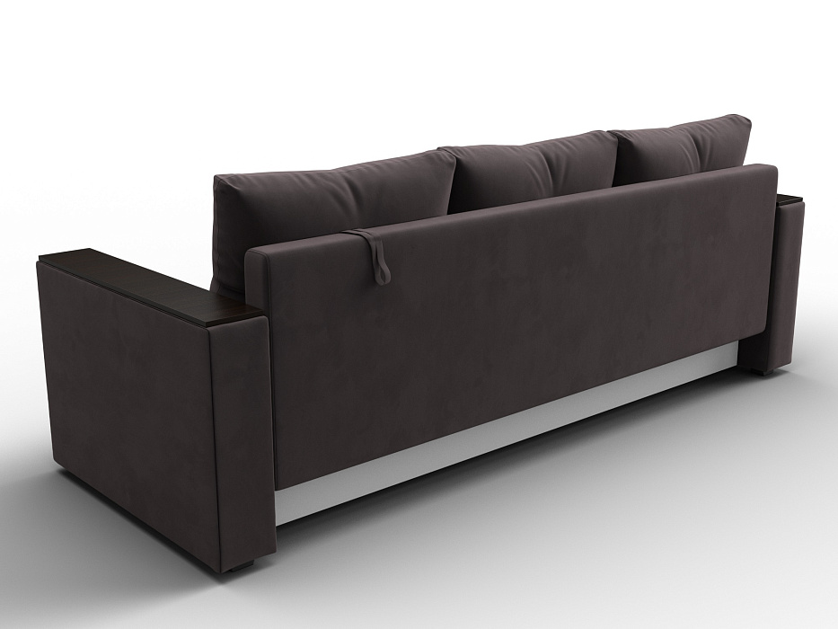 Диван прямой Атланта без стола (seven 727 коричневый)