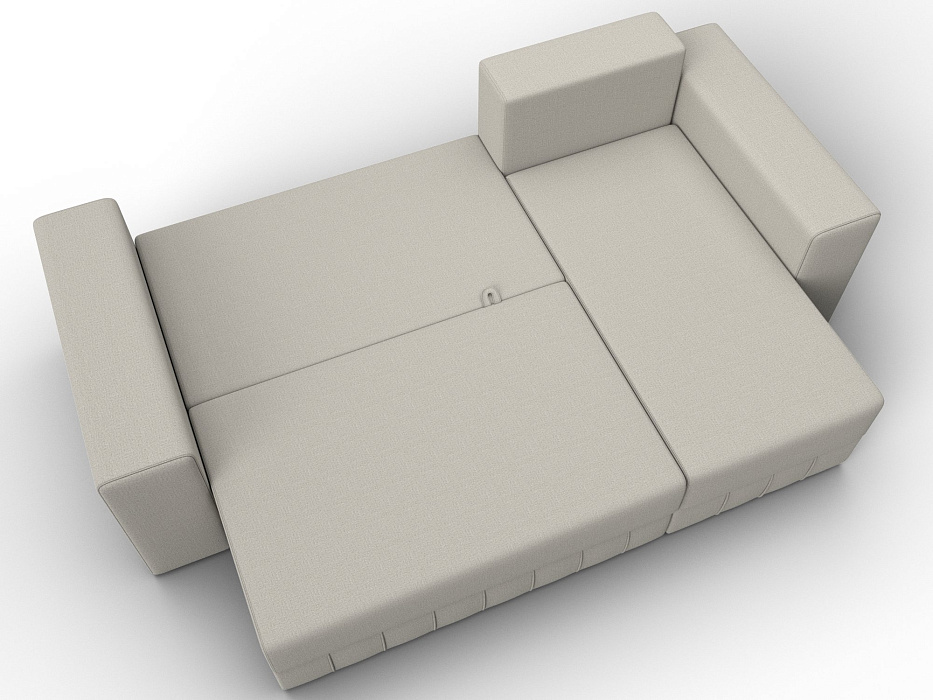 Диван угловой Лига-076 угол универсальный (амур 02 бежевый)