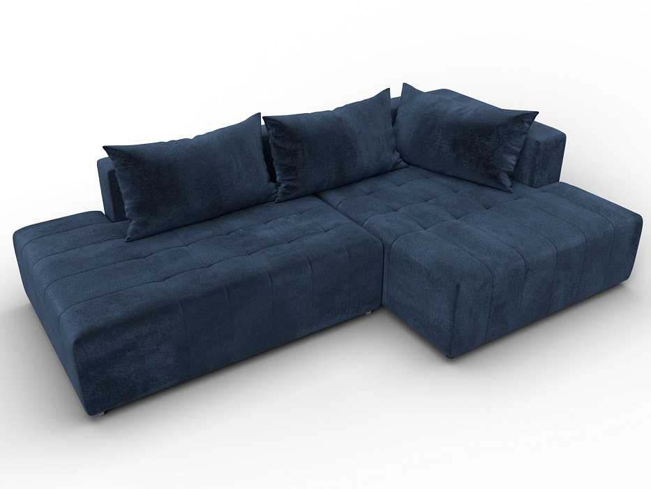 Диван угловой Лига-103 НПБ угол правый (tower 13 синий)