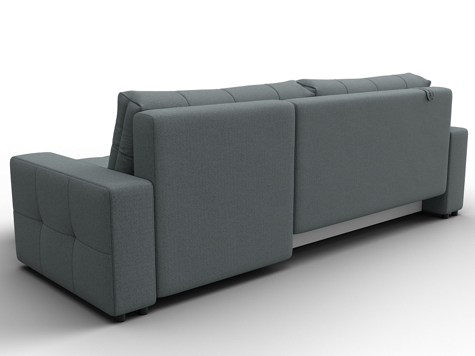 Диван угловой Лига-122 угол универсальный (амур 07 серый)