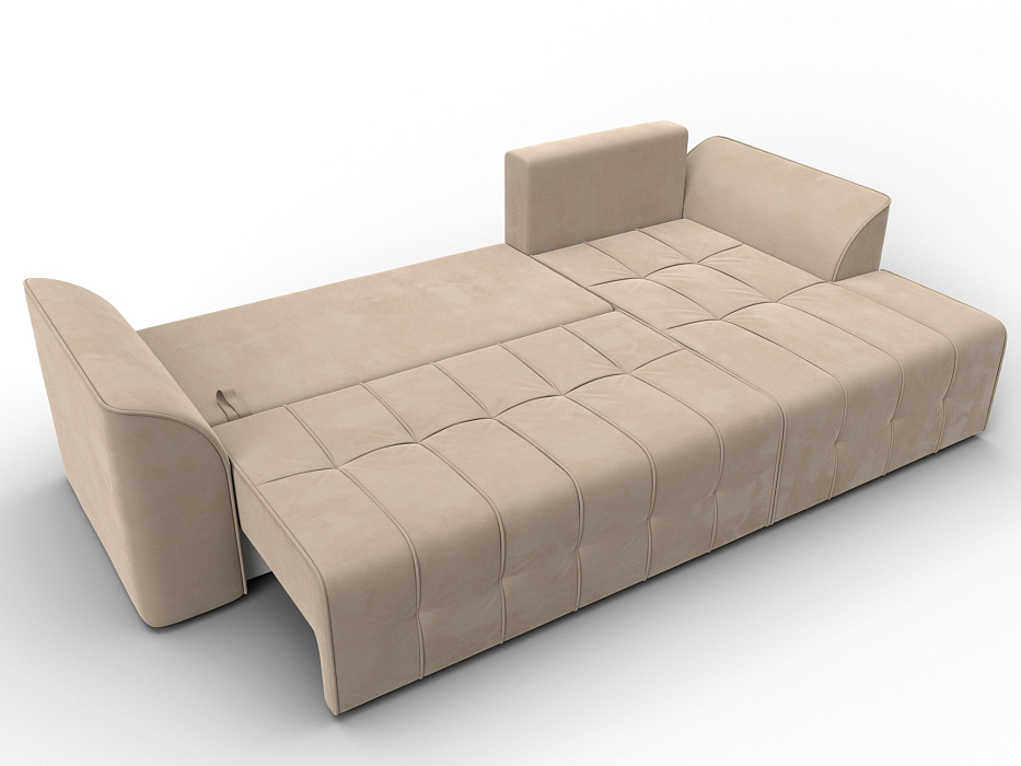 Диван угловой Лига-113 угол правый (seven 729 бежевый)