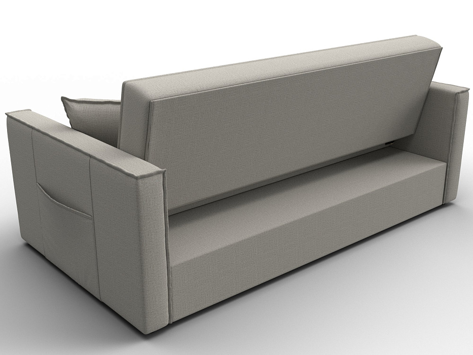 Диван прямой Лига-104 (160) (амур 02 бежевый)