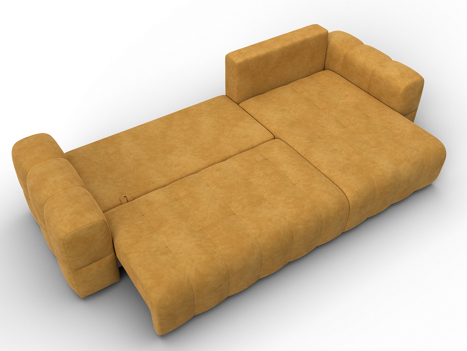 Диван угловой Лига-110 НПБ угол универсальный (brut 10 желтый)