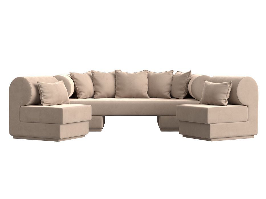 Набор Кипр-3 (диван, 2 кресла) (бежевый)