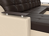 П-образный диван Сенатор (коричневый\бежевый)