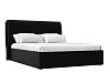 Интерьерная кровать Принцесса 160 (черный цвет)